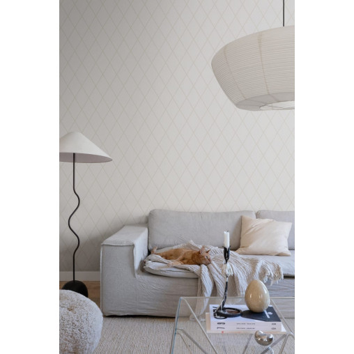 Tapet lavabil Gabriel Eggshell, Sandberg, 5.3mp / rola