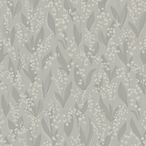 Tapet lavabil Lily of the valley, Sage Green, Sandberg, 5.3mp / rola - Img 2