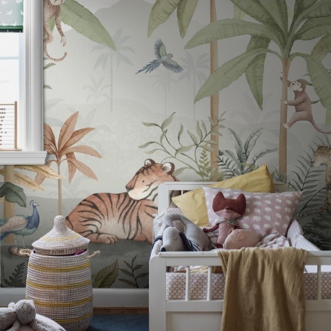 Tapet lavabil, Wild Jungle Mural 6945, 1.3mp / rola