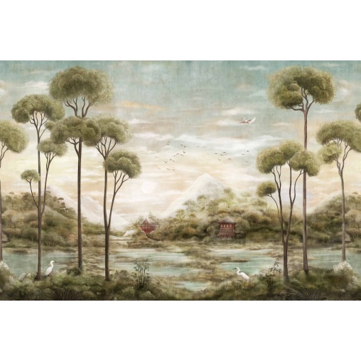 Tapet lavabil Xi Hu Lake, Jade, Coordonne - Img 2