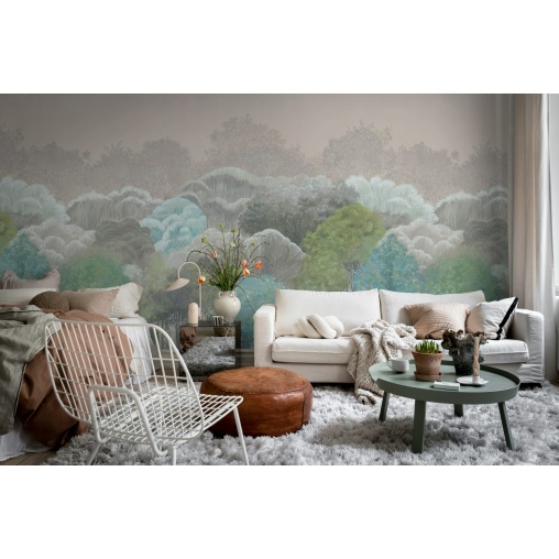 Tapet Leafy Forest, Dawn, Rebel Walls