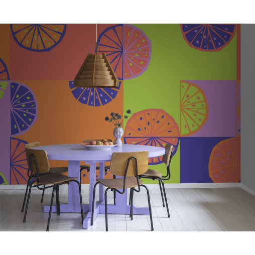 Tapet Lemon Slices, Neon, Rebel Walls