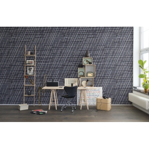 Tapet Note Sheets, Denim, repetitiv, Rebel Walls - Img 3
