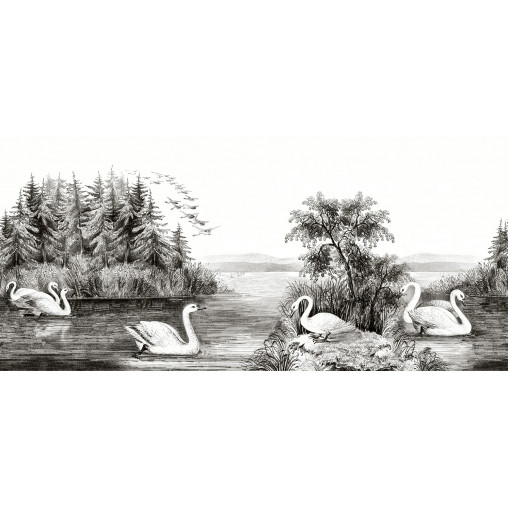 Tapet Swan Lake, Rebel Walls - Img 2