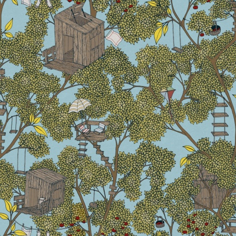 Tapet Treehouse, Sunshine, Rebel Walls - Img 2