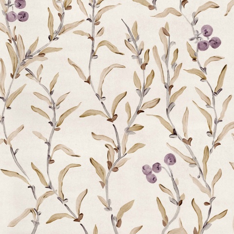 Tapet, Wild-Blackthorn, Prune, Coordonne, 5mp / rola - Img 2