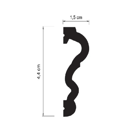 Brau polimer rigid HCR533 - 4.4x1.5x200 cm - Img 2