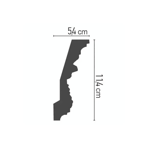 Cornisa poliuretan C724 - 11.4x5.4x200 cm - Img 2