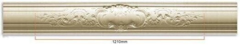 Cornisa poliuretan C750 - 17.5x17.5x200 cm - Img 2