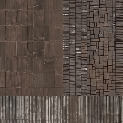 Fototapet Abstract Marron et Beige Brique Rêve MB200