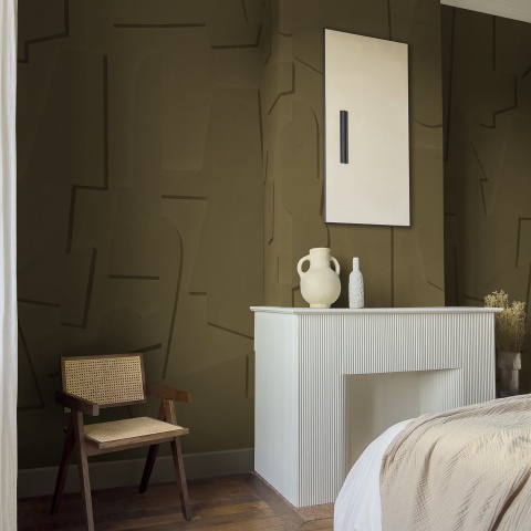 Fototapet, Abstract Wood, Brown, Rebel Walls - Img 7