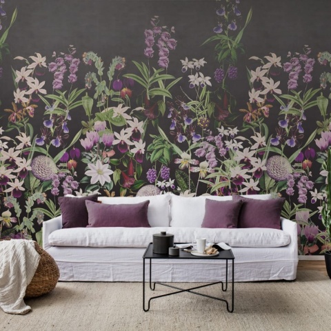 Fototapet, Alice's Garden, Midnight, Rebel Walls