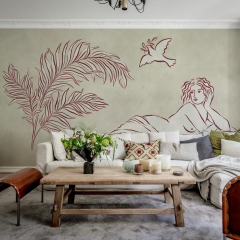 Fototapet, Antiquity, Red, Rebel Walls