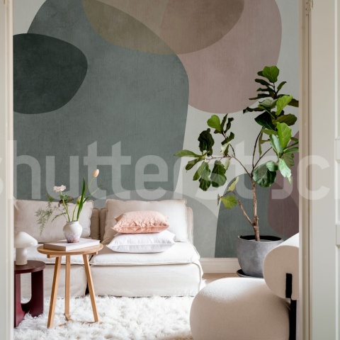 Fototapet, Art Petals, Pink, Rebel Walls