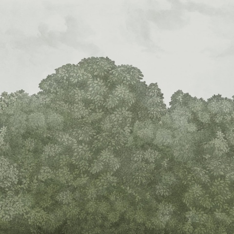 Fototapet, Belle Buisson, Green Vintage, Rebel Walls - Img 2