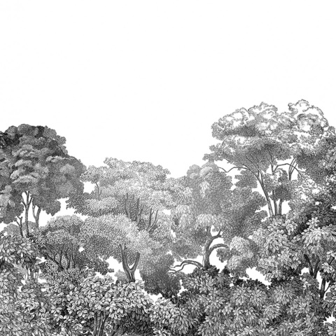 Fototapet, Bellewood, Black Toile, Rebel Walls - Img 6