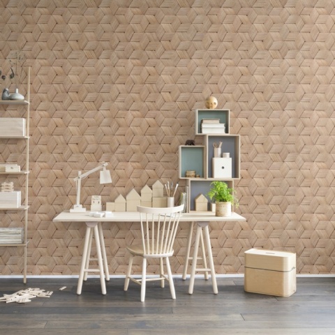 Fototapet, Birch Bark Braids, repetitiv, Rebel Walls - Img 7