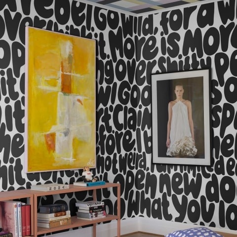 Fototapet, Blah Blah Blah, Black, Rebel Walls - Img 3