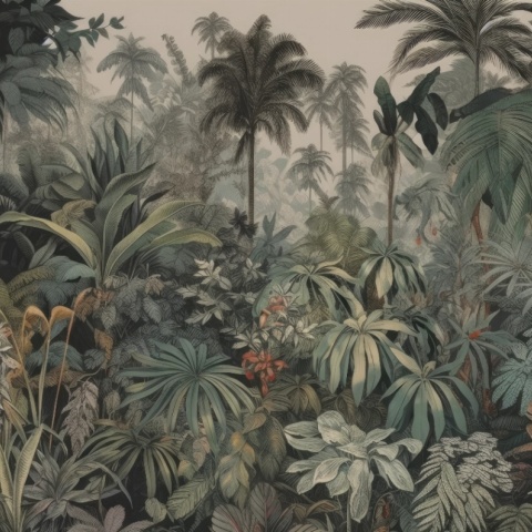 Fototapet Botanic Bosquet Tikal Rêve BT108