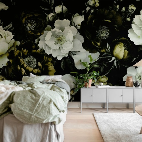 Fototapet, Bouquet of Roses, Yellow, Rebel Walls - Img 3
