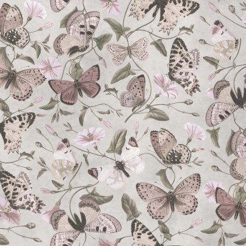 Fototapet, Butterflies, Pastel, Rebel Walls - Img 6