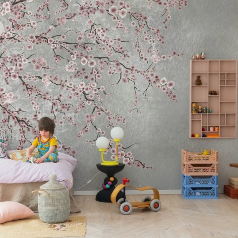 Fototapet, Calm Tree, Pink, Rebel Walls - Img 3