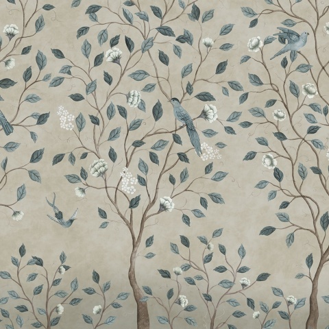 Fototapet, Chinoiserie Dream, Blue, Rebel Walls - Img 2