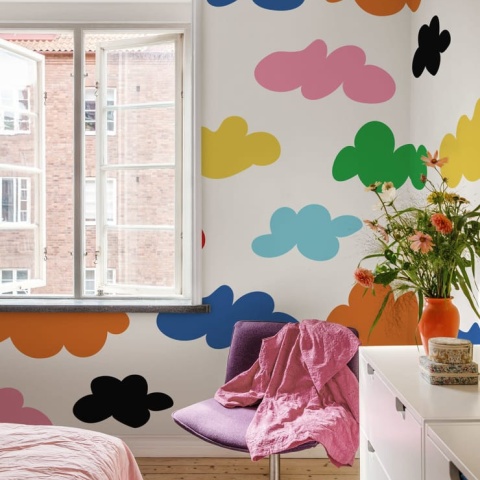 Fototapet, Cloudy, Rainbow, Rebel Walls - Img 4