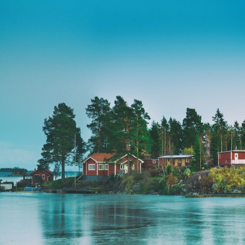 Fototapet, Cottage Island, Rebel Walls - Img 2