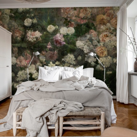 Fototapet, Drape of Roses, Midnight, Rebel Walls - Img 3