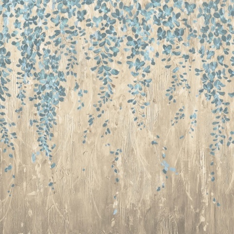 Fototapet, Draped Blossoms, Blue, Rebel Walls - Img 2