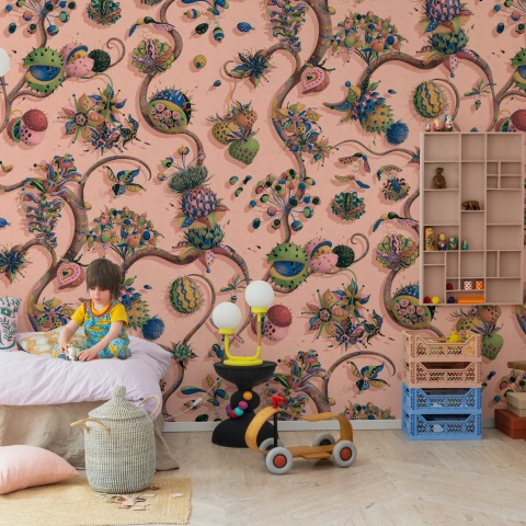 Fototapet, Eden Tree, Pink, Rebel Walls - Img 3