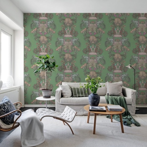Fototapet, Elephant Castle, Green, Rebel Walls