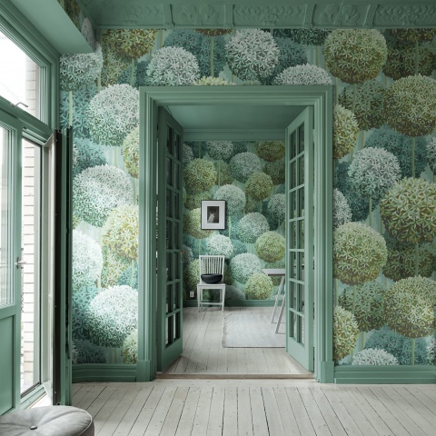 Fototapet, Elysian Flowers, Green, Rebel Walls - Img 3