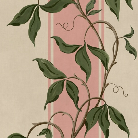Fototapet, Garden Stripe, Pink, Rebel Walls - Img 2