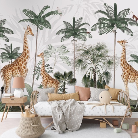 Fototapet Gracious Giraffes, Kikki Belle - Img 3