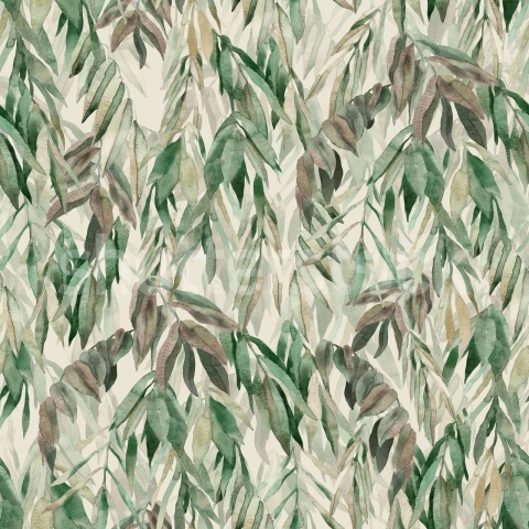 Fototapet, Hanging Branches, Warm Green, Rebel Walls - Img 2