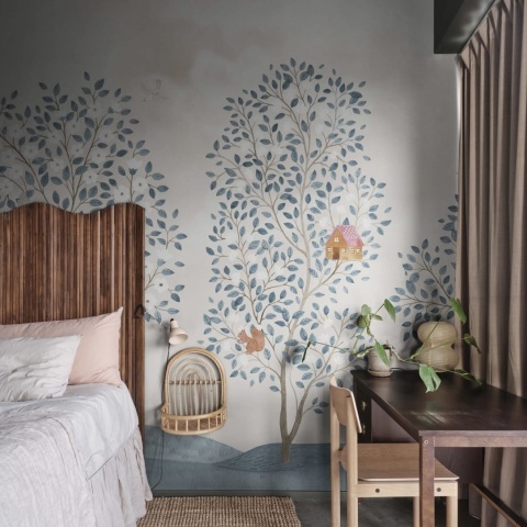Fototapet, Happy Haven, Turquoise, Rebel Walls - Img 3