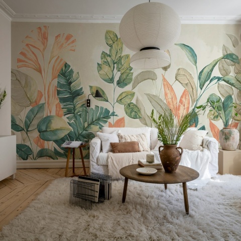 Fototapet, Happy Plants, Pastel, Rebel Walls