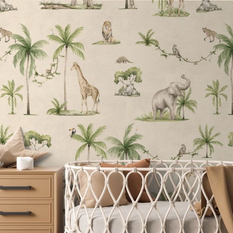 Fototapet Joyful Jungle - Sand, Kikki Belle - Img 5