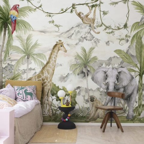 Fototapet, Jungle Friends, Rebel Walls - Img 3