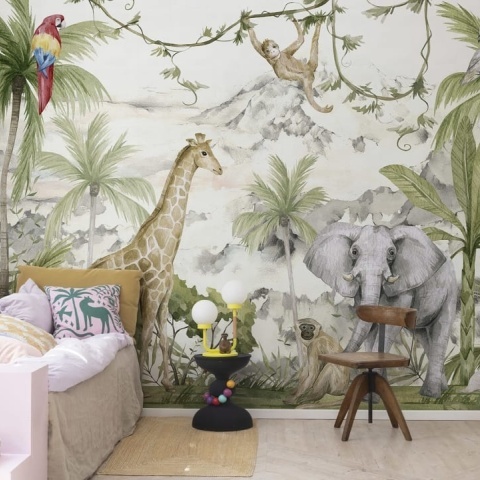 Fototapet, Jungle Friends, Rebel Walls