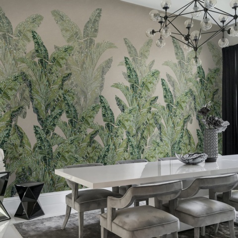 Fototapet, Jungle Pearl, Beige, Rebel Walls - Img 5