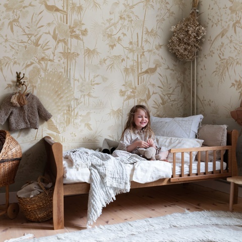 Fototapet lavabil, Chinoiserie Garden, Beige, Sandberg - Img 3