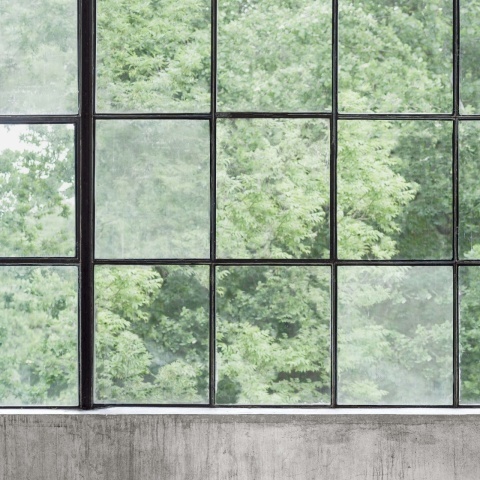 Fototapet lavabil, Concrete Wall Windows 9514W - Img 2