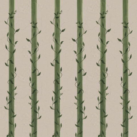 Fototapet, Leafy Stripes, Green, Rebel Walls - Img 2