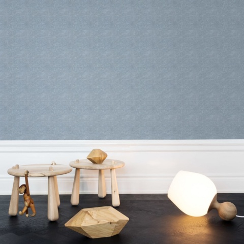 Fototapet, Linen, Blue, Rebel Walls - Img 4