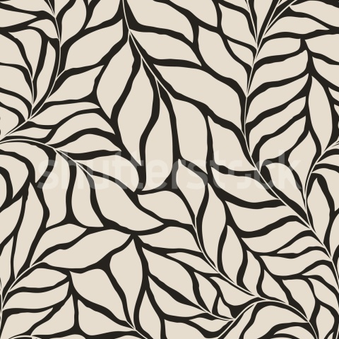 Fototapet, Midnight Vines, Black, Rebel Walls - Img 2