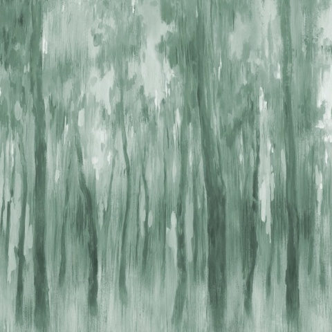 Fototapet, Morning Forest, Green, Rebel Walls - Img 2