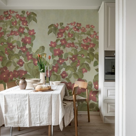 Fototapet, Parkflowers, Red, Rebel Walls - Img 3